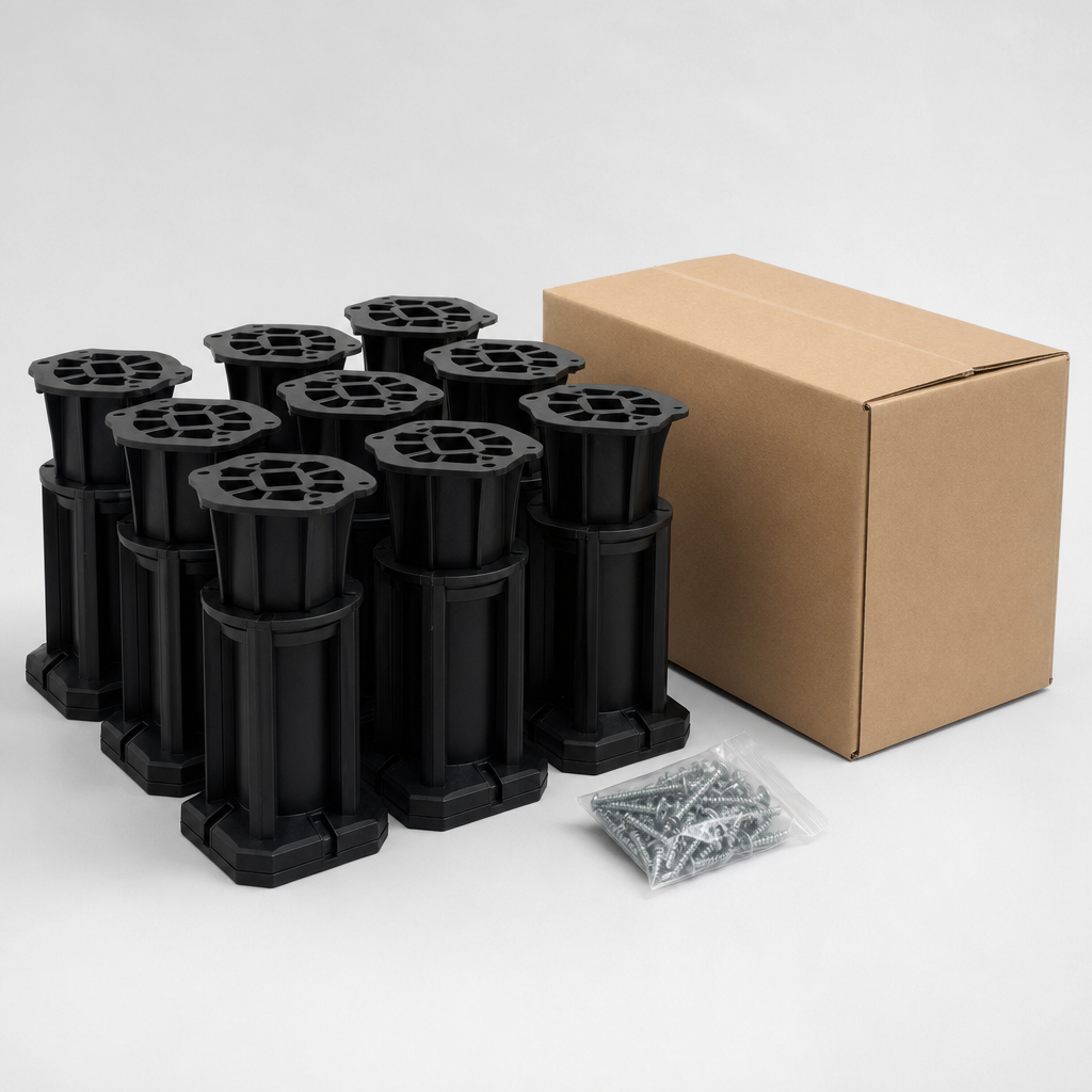 LoftRise loft stilt kit box with twelve risers and fixing screws